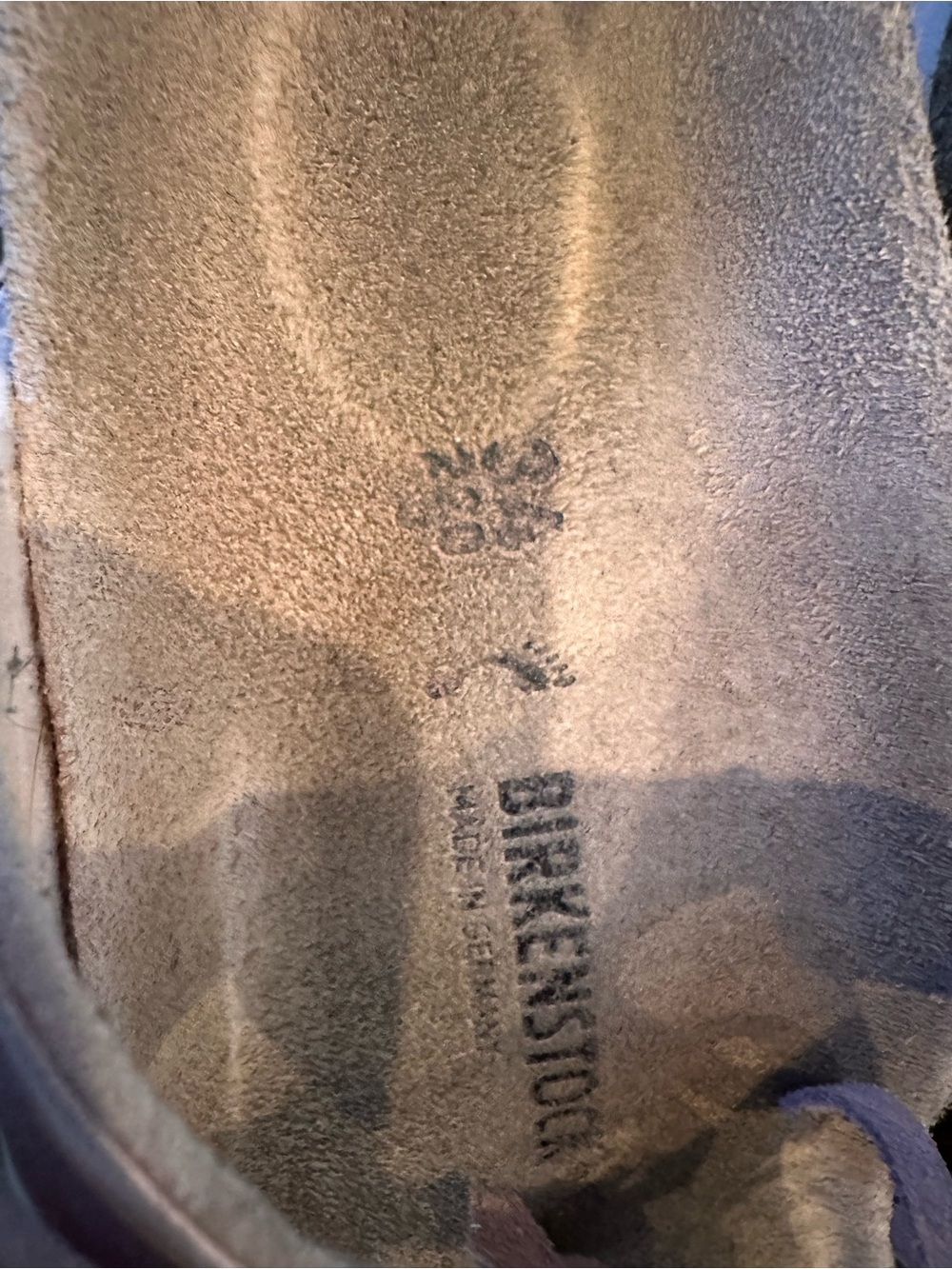 Birkenstock big kids pink suede leather sandals size 34 (2.5-3) - Picture 7 of 10